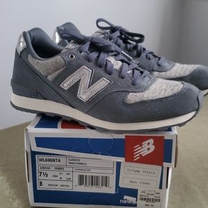 NIB New balance x J.Crew gray 7.5 sneaker
